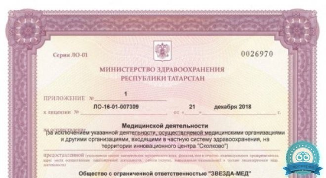 Медицинский центр ЗВЕЗДА на ул. К. Маркса
